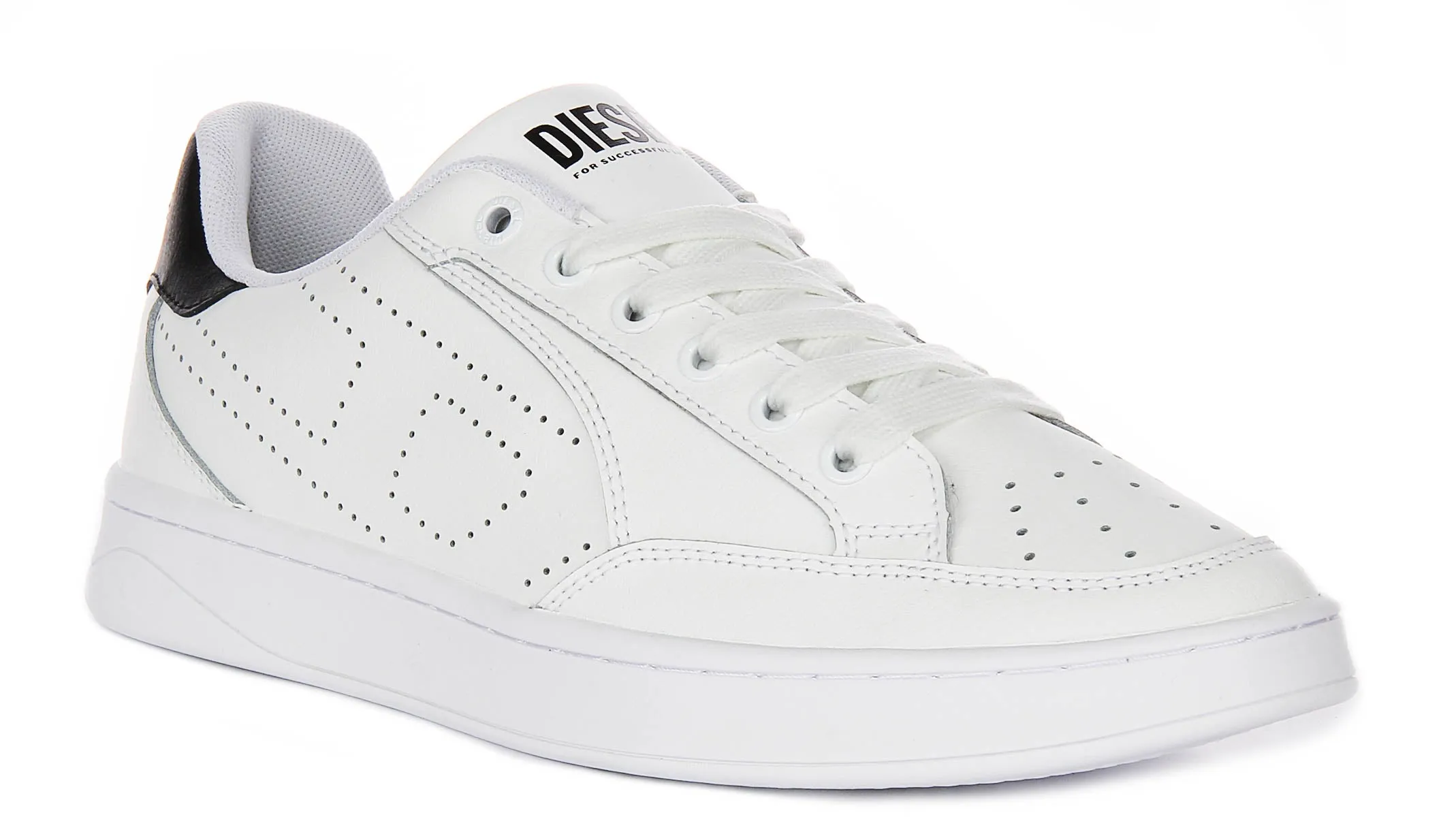 Diesel Dakota Low In White Black For Men