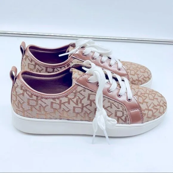 DKNY Big Girls Cam Jacquard Sneakers Size 5