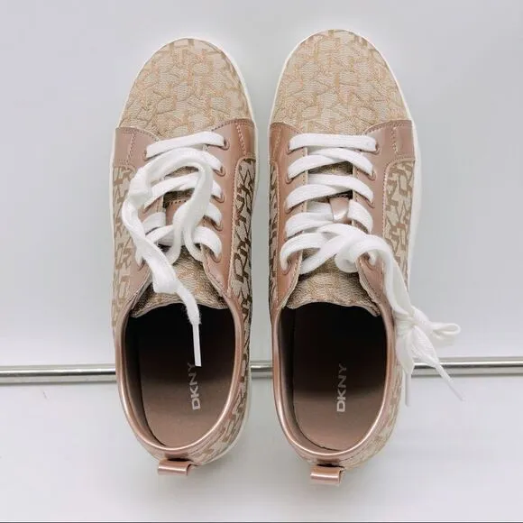 DKNY Big Girls Cam Jacquard Sneakers Size 5