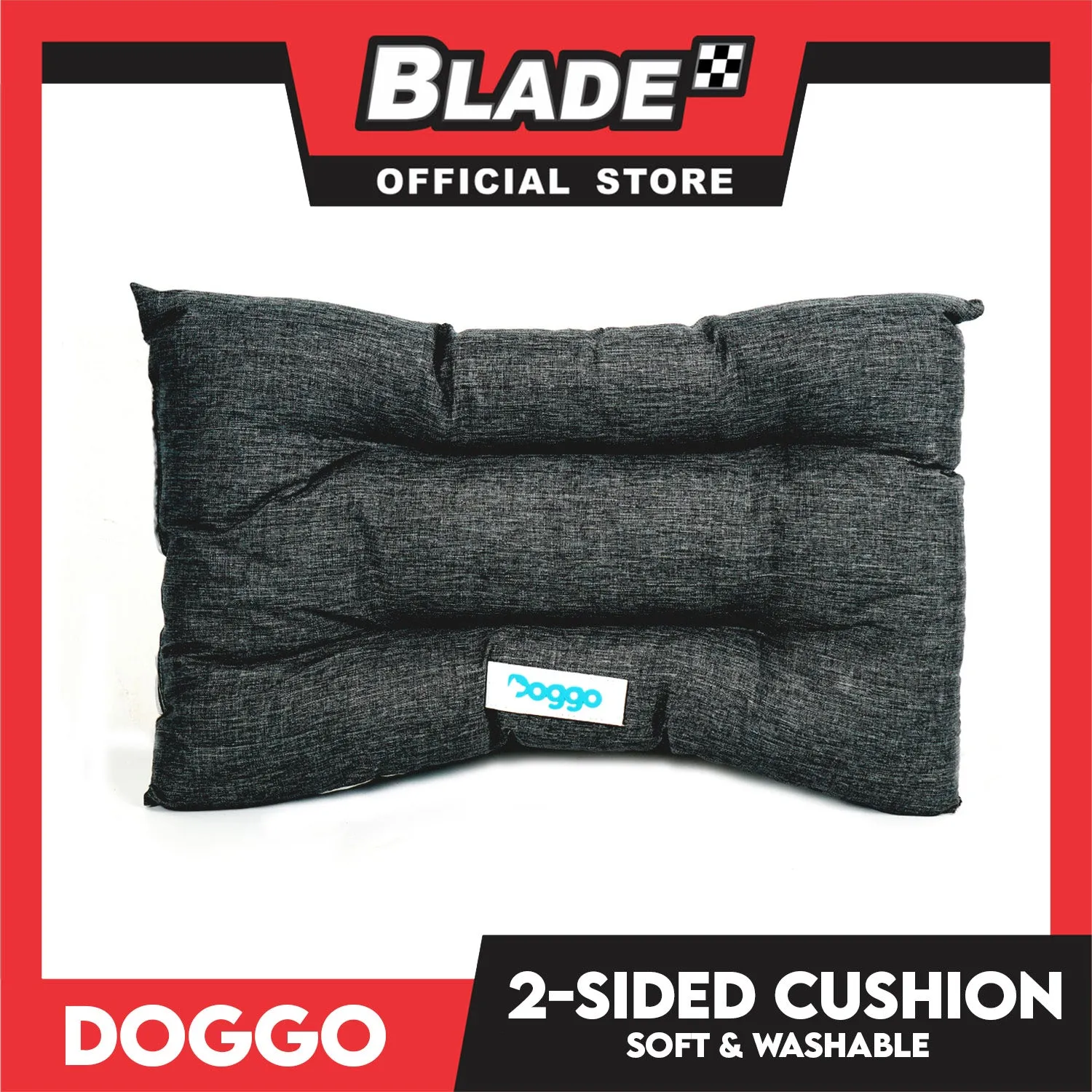 Doggo 2-Sided Cushion Bed (Extra Large) Dog Bed Sleeping Calming Bed