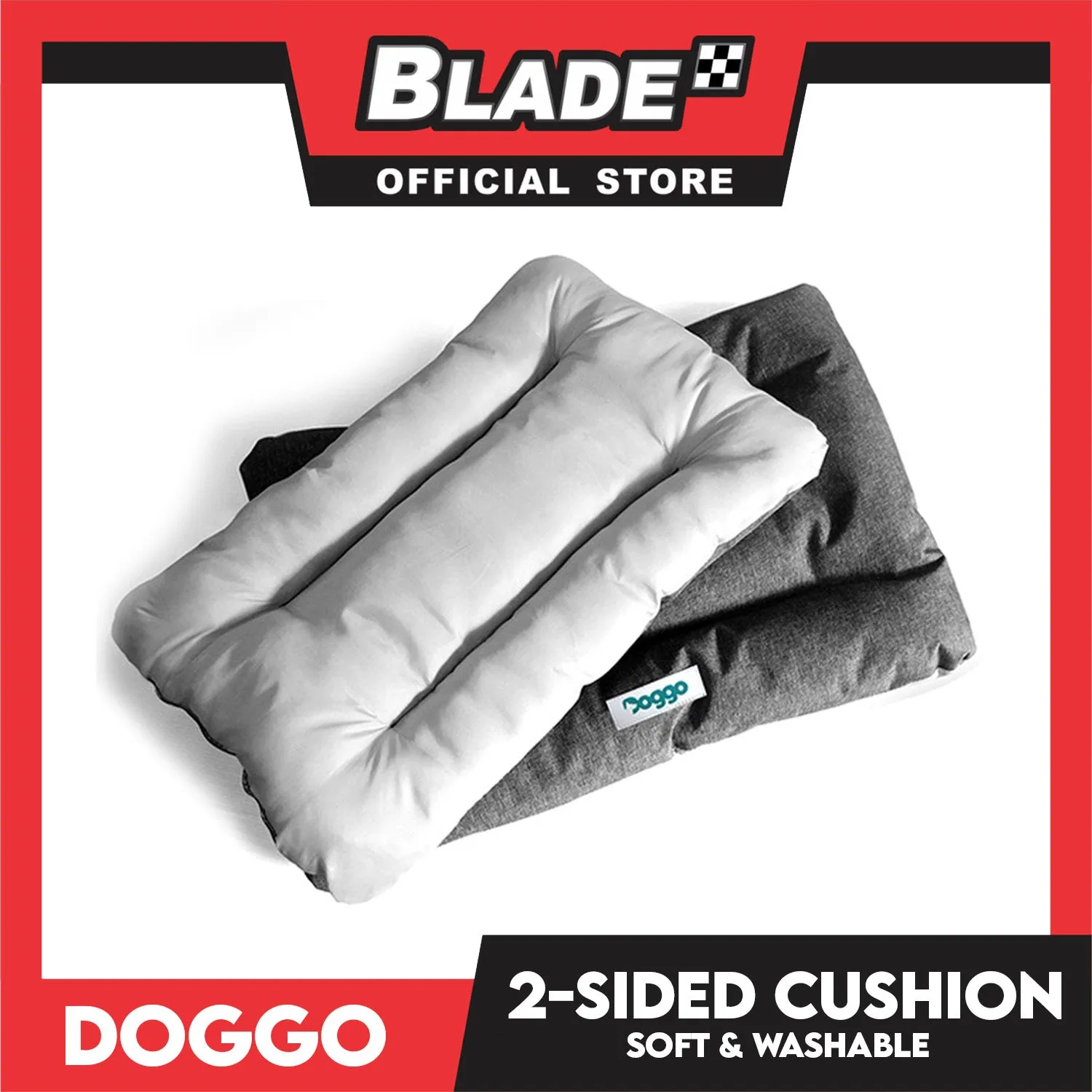 Doggo 2-Sided Cushion Bed (Extra Large) Dog Bed Sleeping Calming Bed