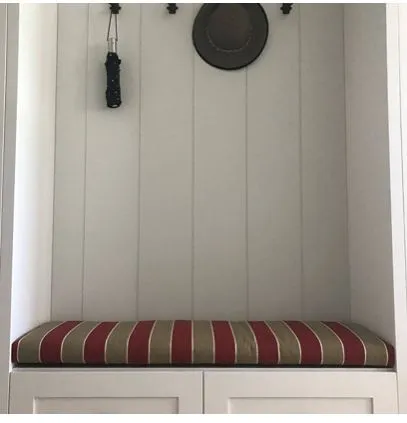 Drop Zone Cushion - Knife Edge Style with Button Tufts