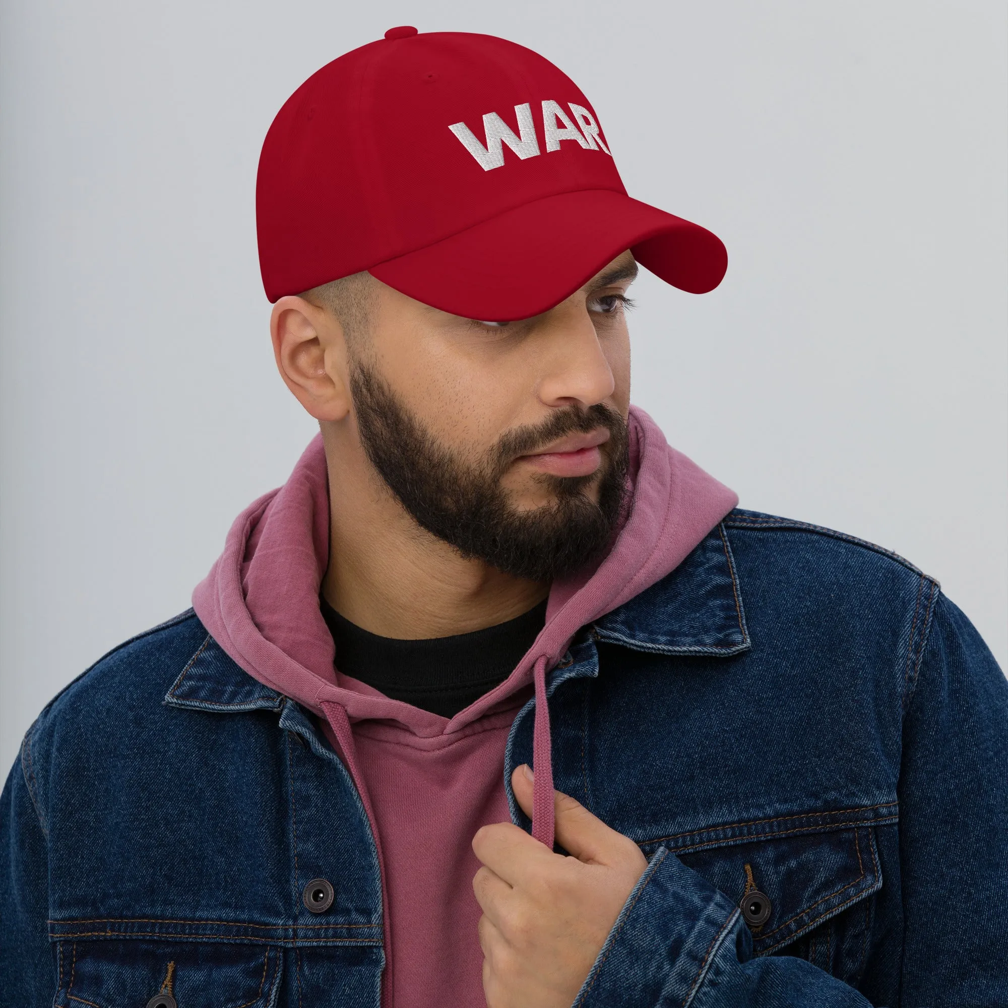 Dustin Poirier Hat, Marvin Hagler War Dad Hat, Embroidered War Hat