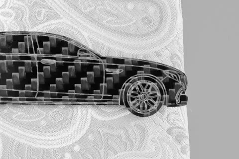 E63s (W213) - Carbon fiber tie clip