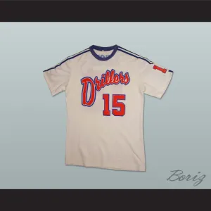 Edmonton Drillers White Football Soccer Jersey