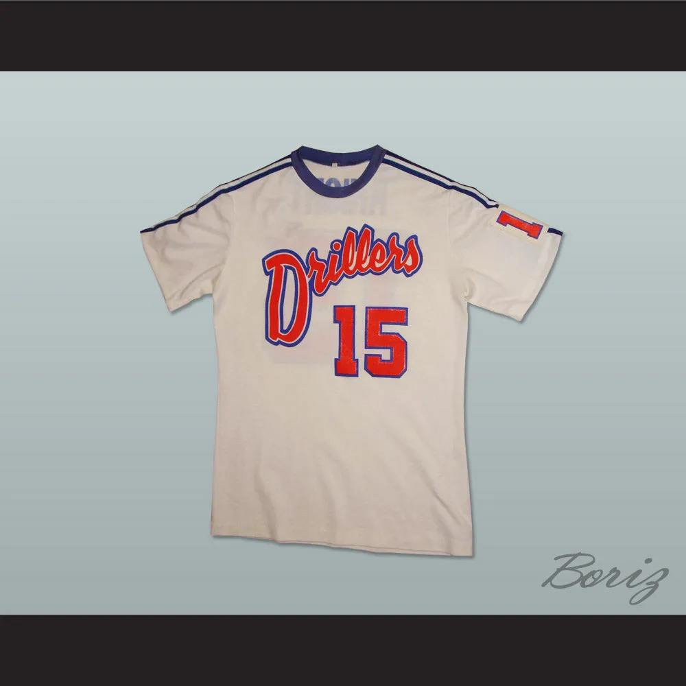 Edmonton Drillers White Football Soccer Jersey