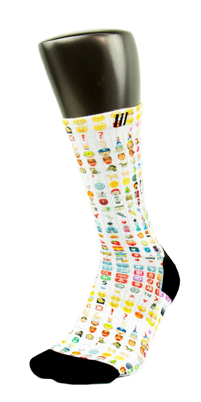 Emoji CES Custom Socks