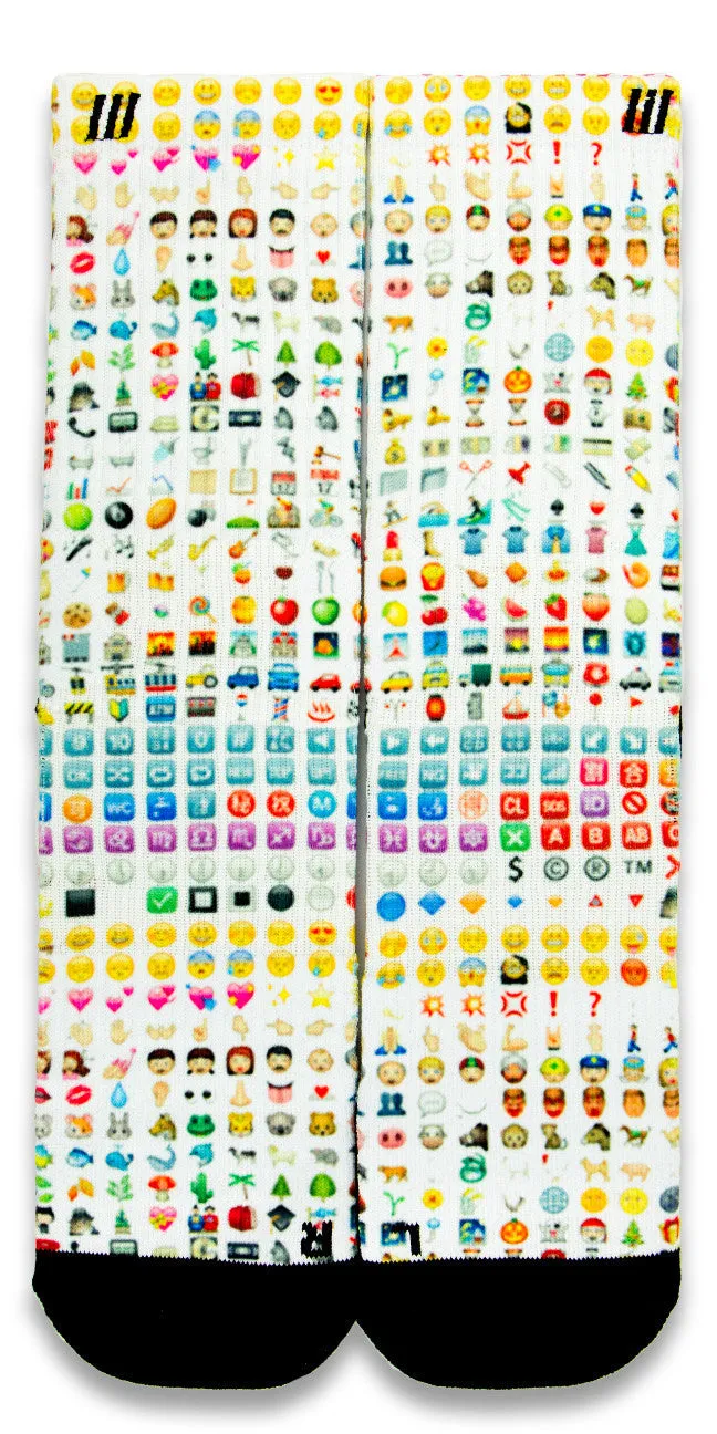 Emoji CES Custom Socks