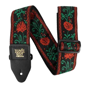 Ernie Ball Jacquard Guitar Strap - Western rose