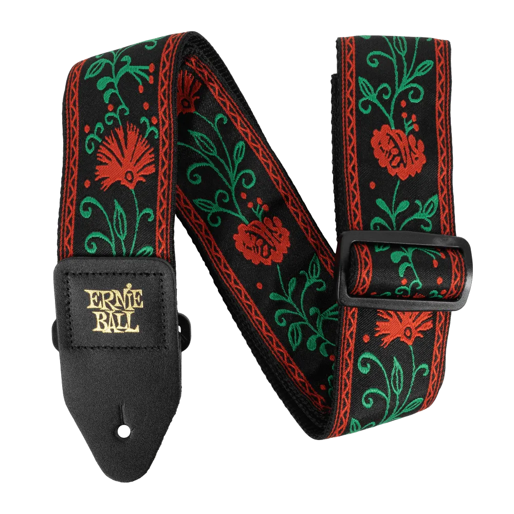 Ernie Ball Jacquard Guitar Strap - Western rose