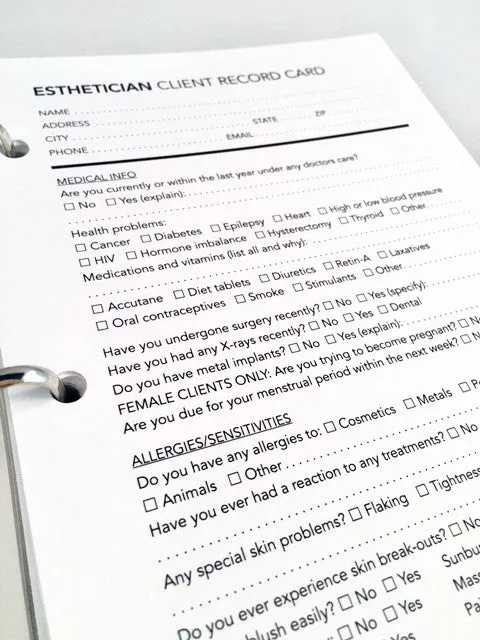Esthetician Book