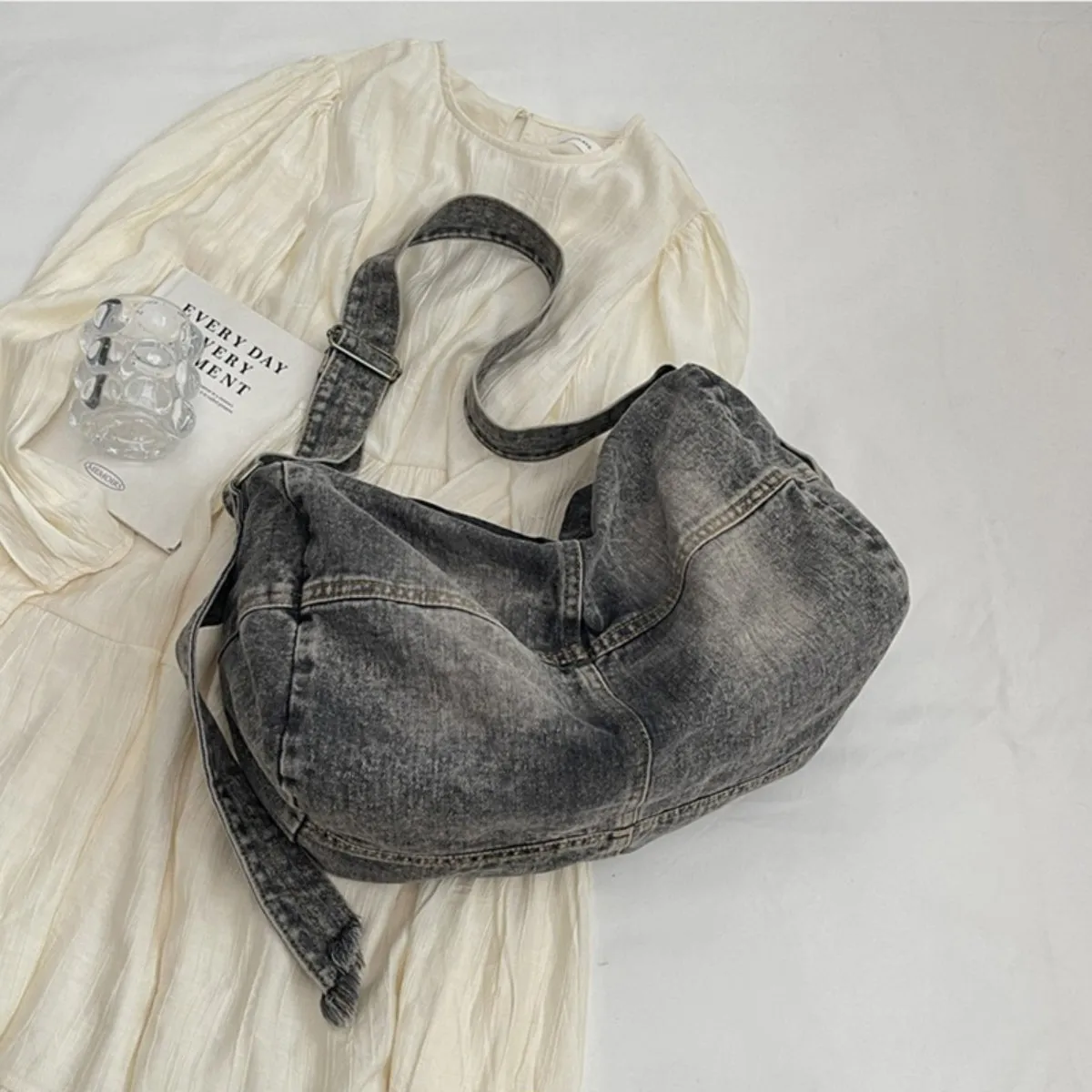 Everyday Essential Denim Tote Bag