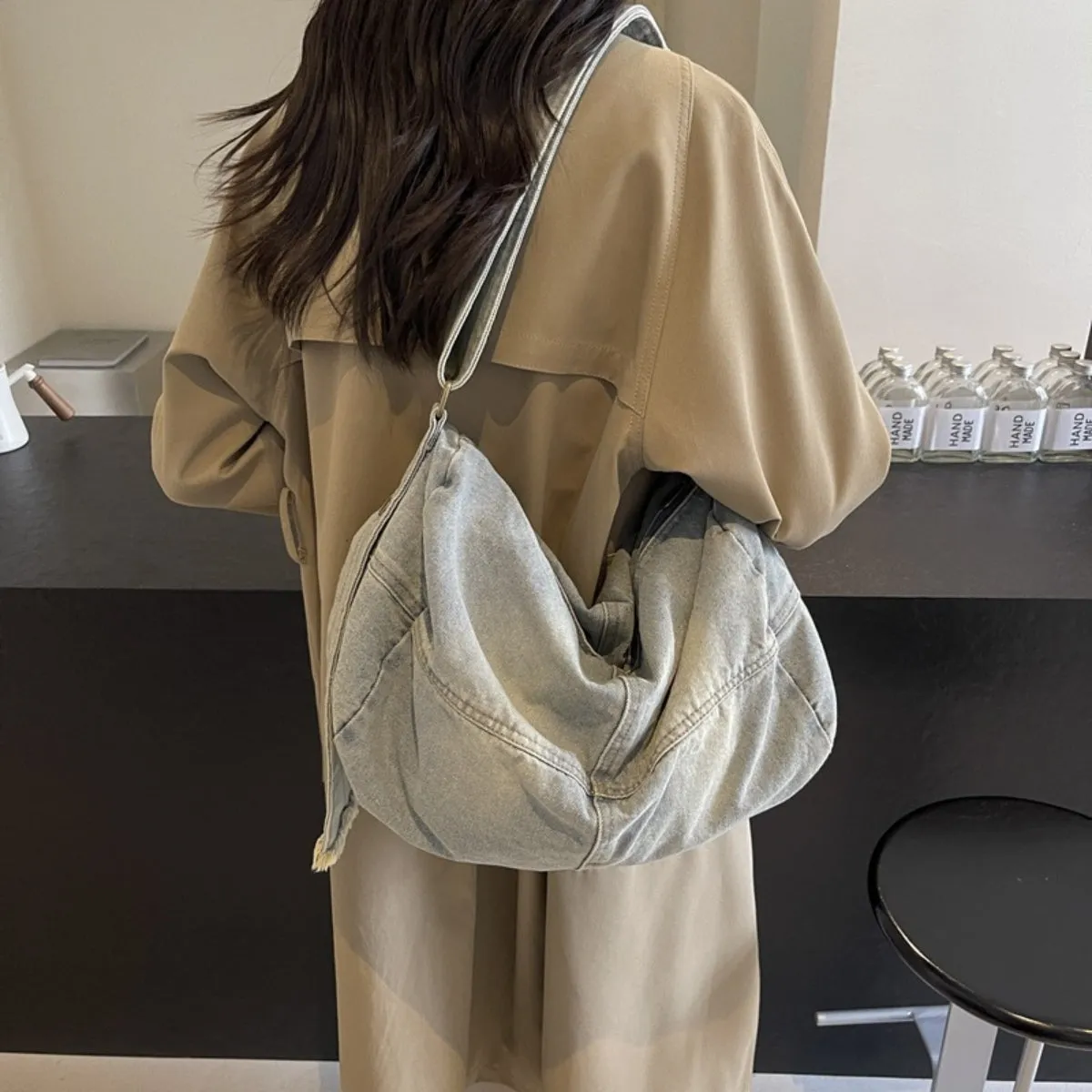 Everyday Essential Denim Tote Bag