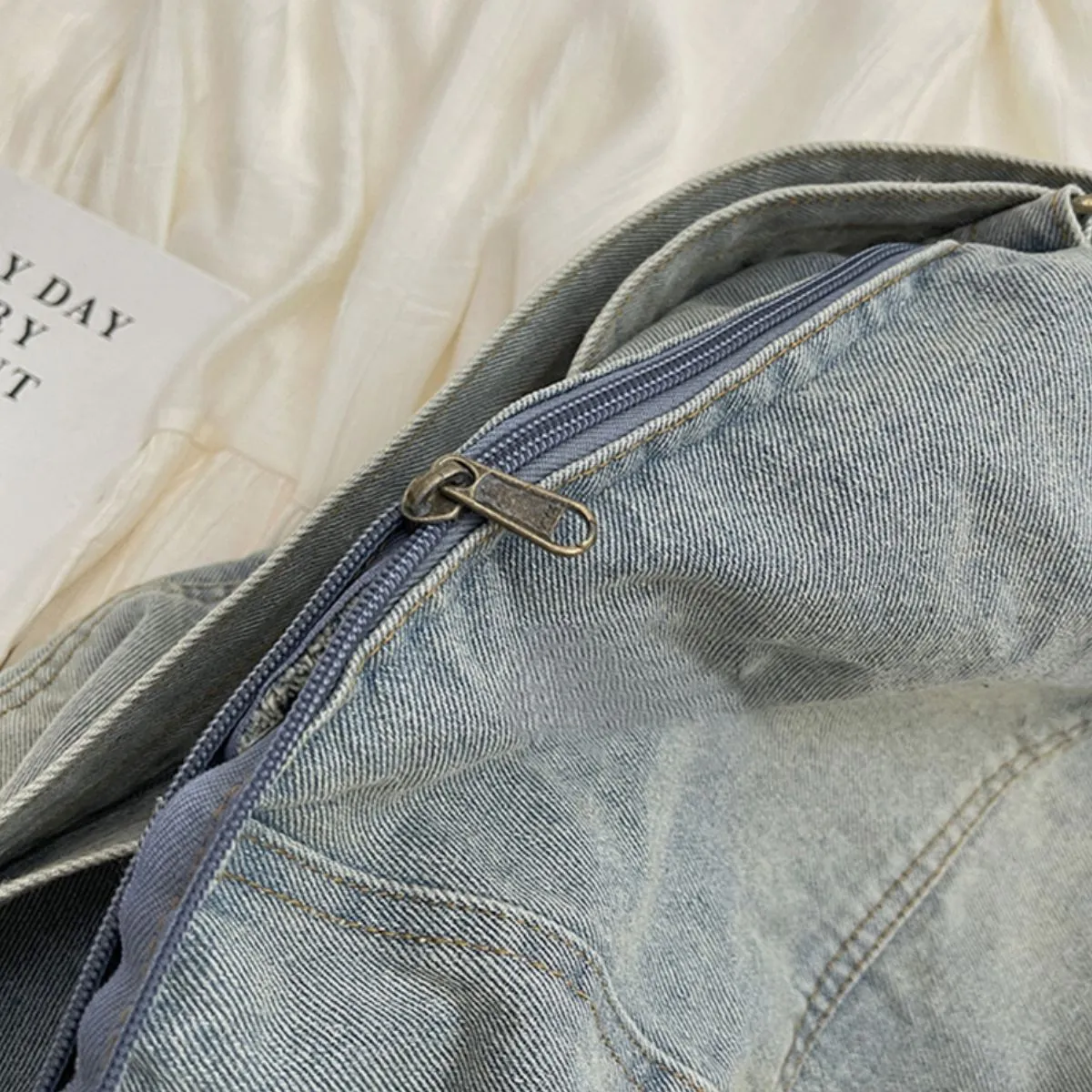Everyday Essential Denim Tote Bag