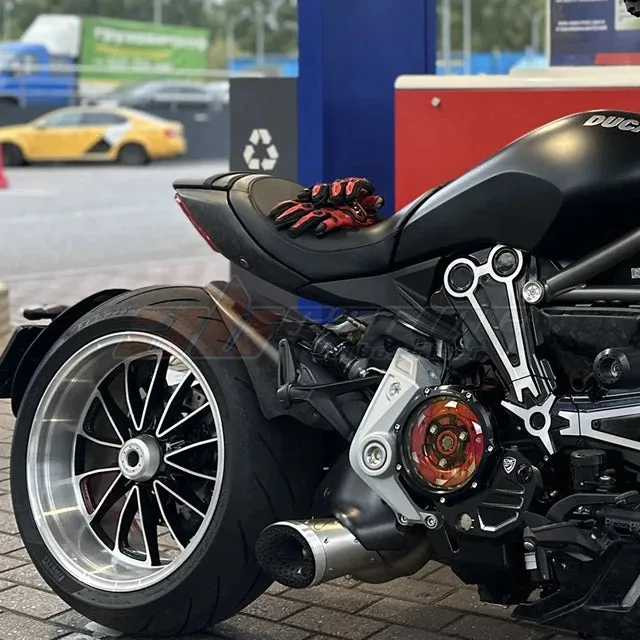Fender of number Plate Splash Guard For Ducati Diavel 1260/1260S 2019 2022 XDiavel 2016  Full Carbon Fiber 100%