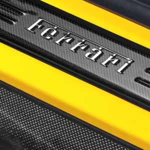 Ferrari 296 Carbon Fiber Sill Plate Kit (Gloss)