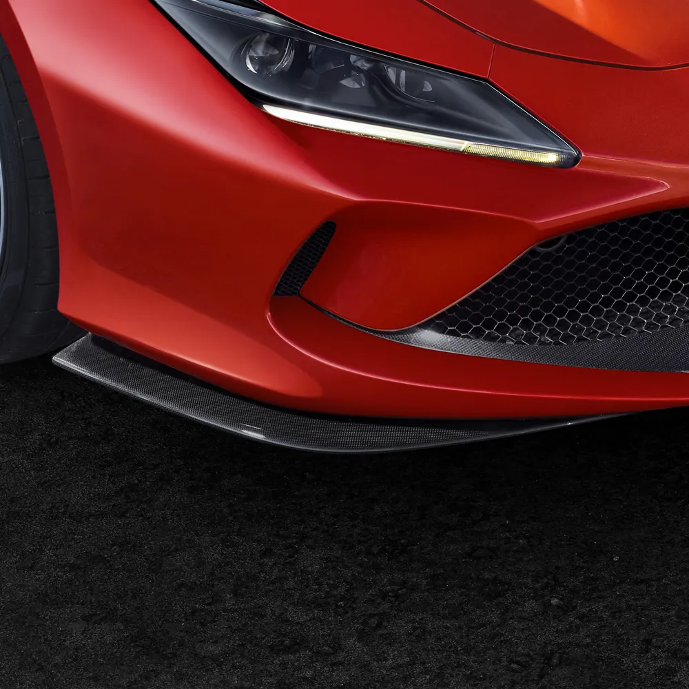 Ferrari F8 Carbon Fiber Front Aerodynamic Appendages