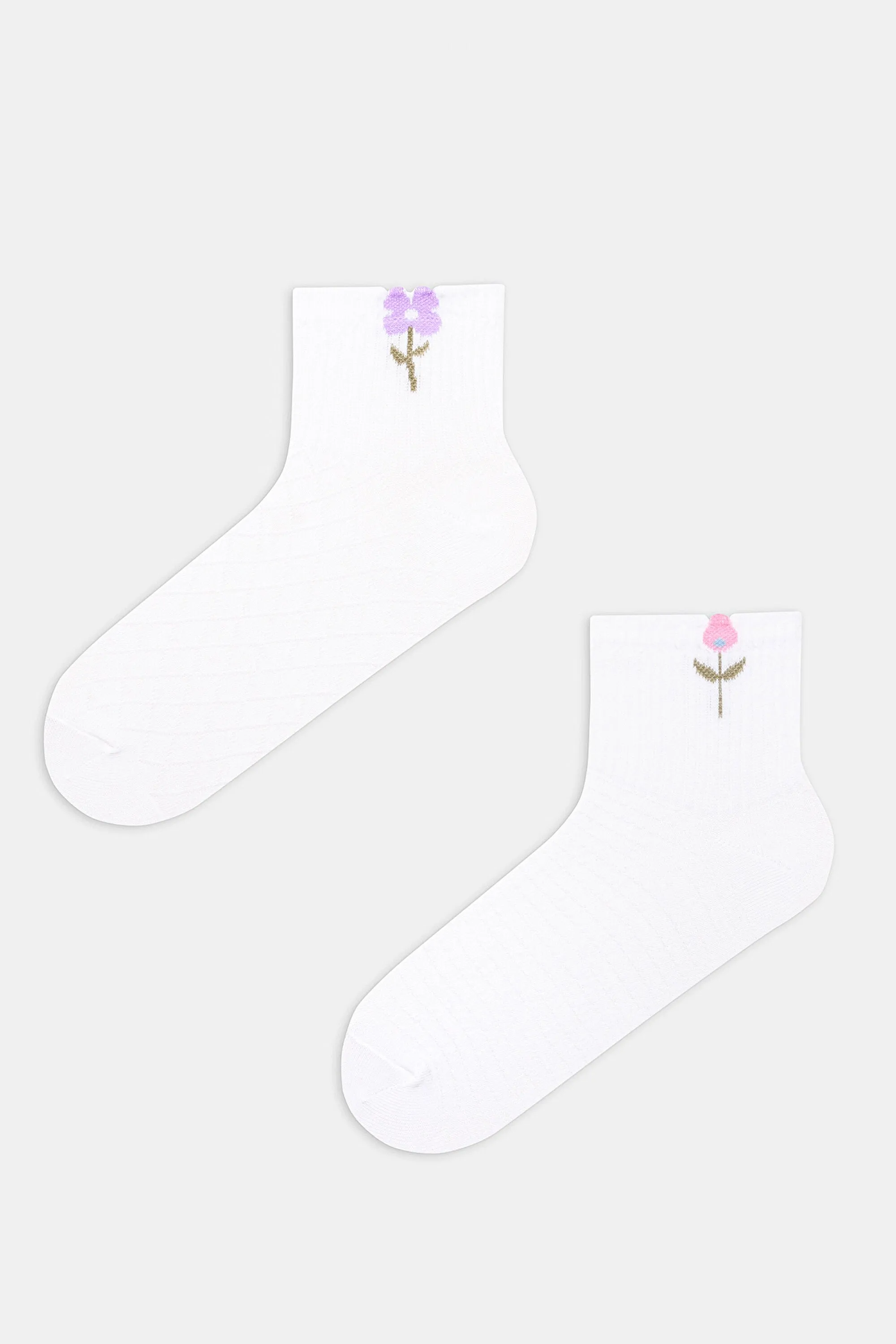 Floral Tennis 2-Pack Socks