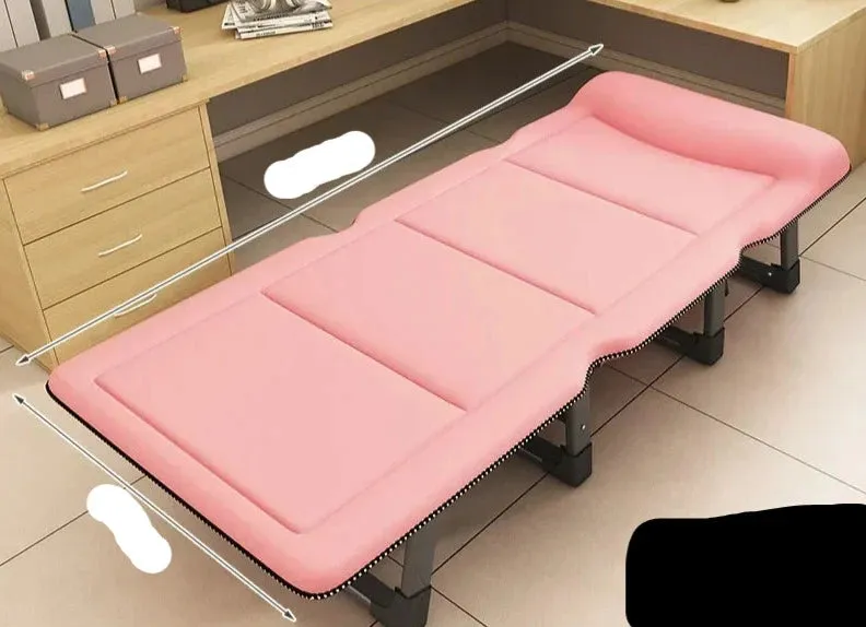 Folding Luxury Bed Frame Single Modern Massage Castle Beauty Space Saving