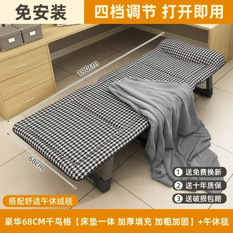 Folding Luxury Bed Frame Single Modern Massage Castle Beauty Space Saving