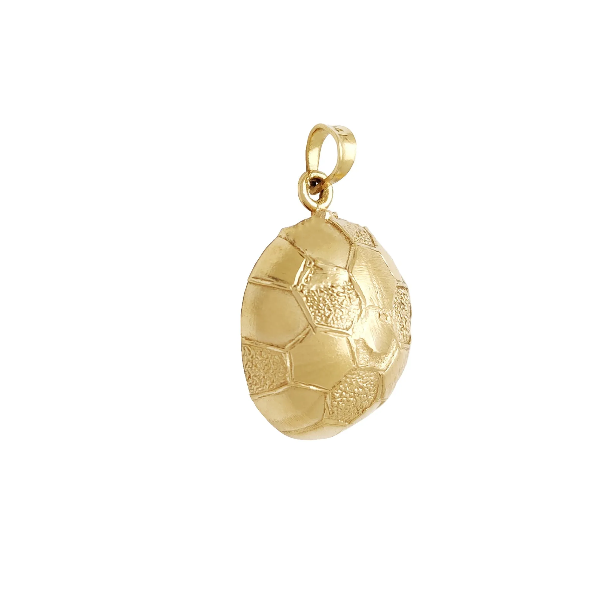 [Football] Soccer Ball Pendant (14K)