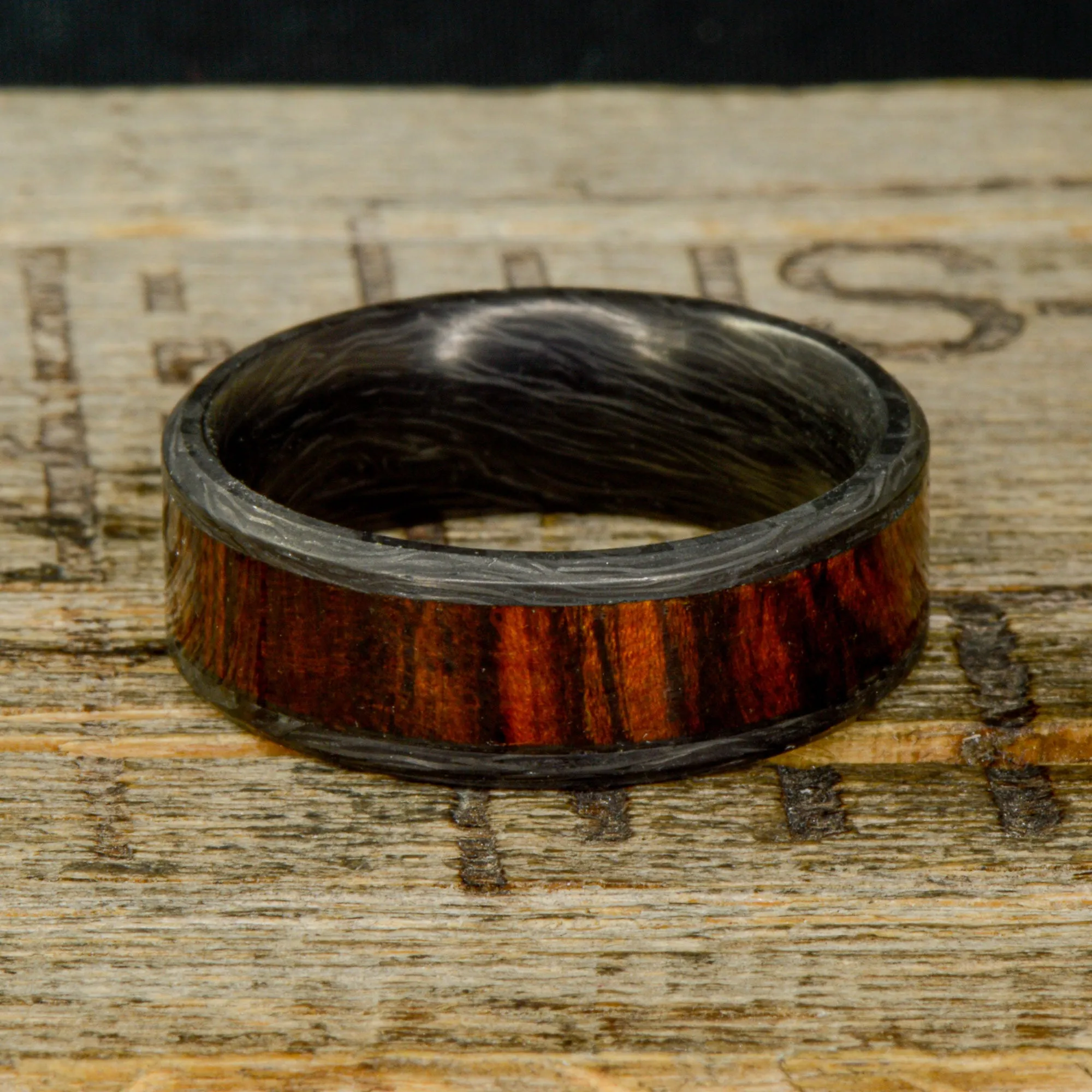 Forged Carbon Fiber & Ironwood