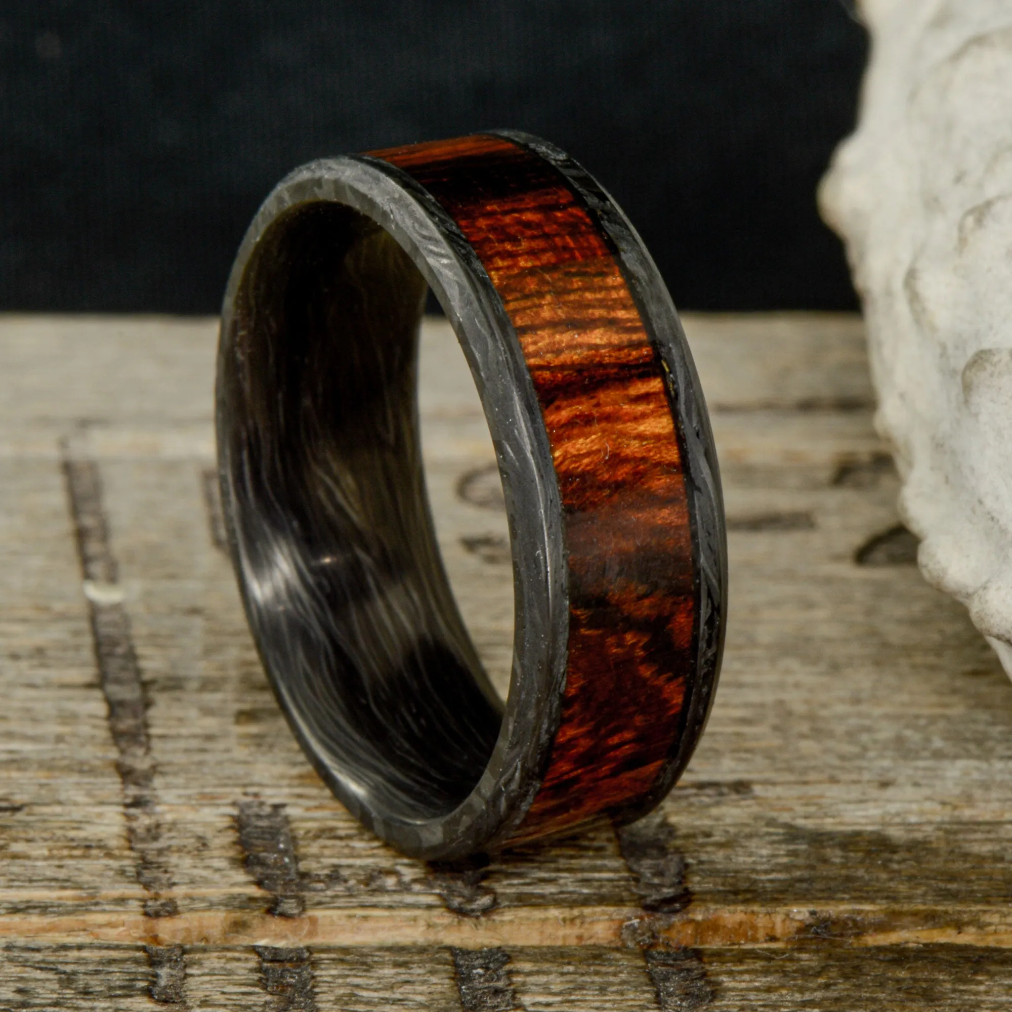 Forged Carbon Fiber & Ironwood