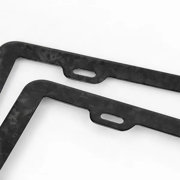 Forged Carbon Fiber License Plate Frame