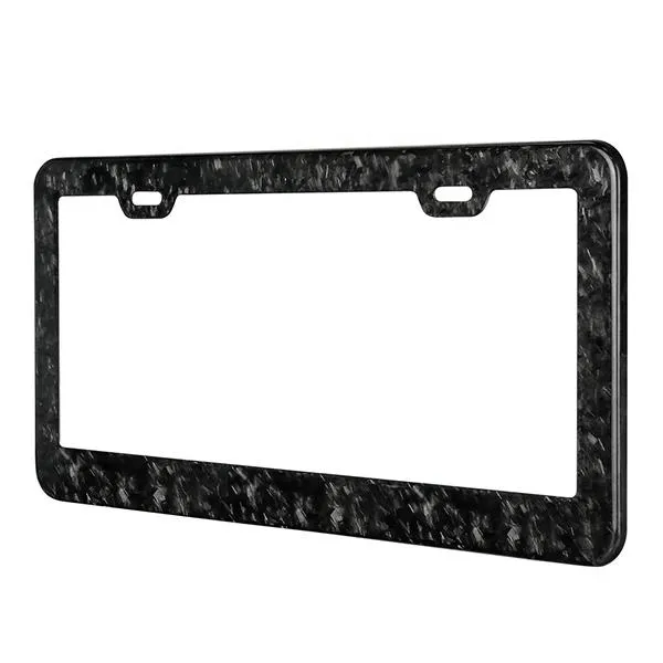 Forged Carbon Fiber License Plate Frame