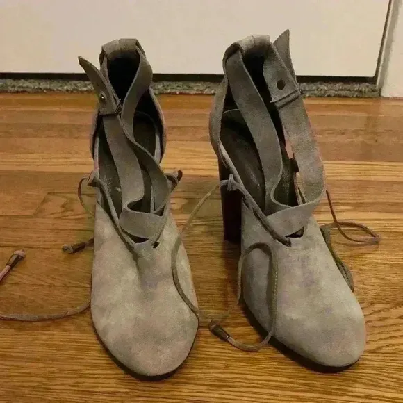 Free People Nouvella Wrap Heels, Womens Size 39 (8)