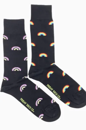 Friday Socks - Mens Mismatched Socks | Inclusive Rainbows