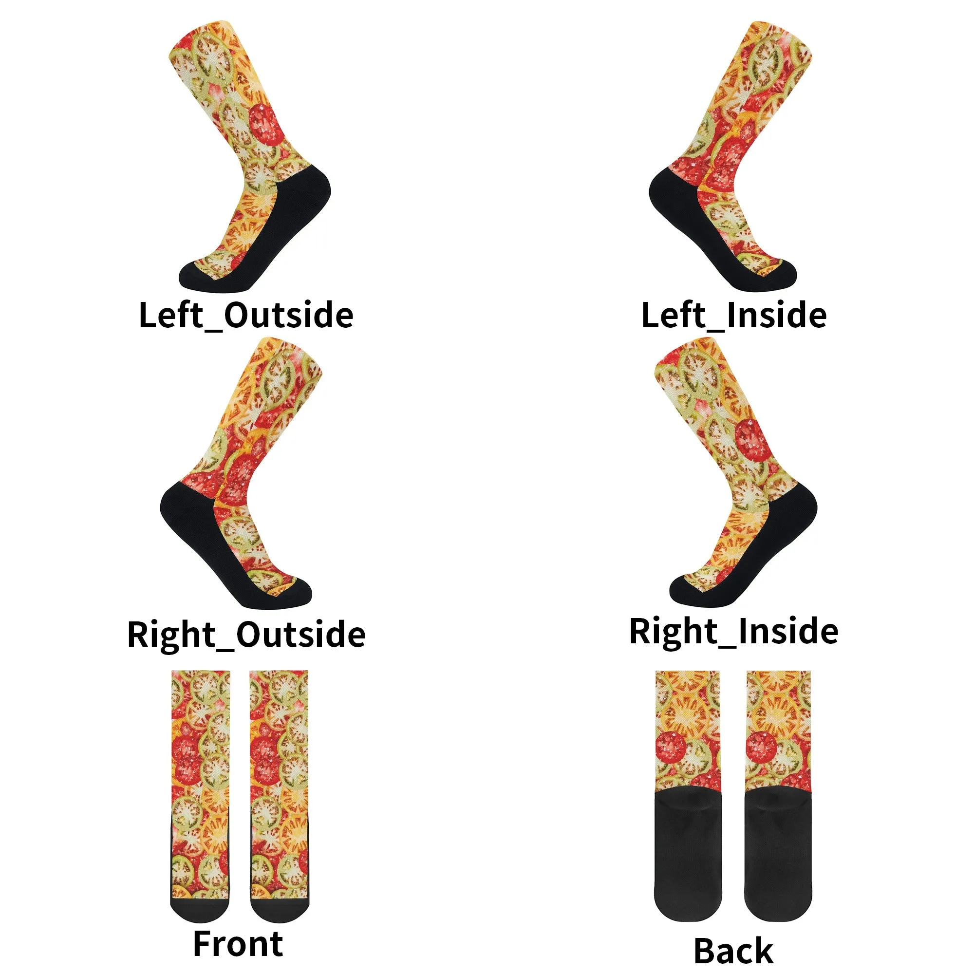 Garden Fresh Socks: Tomato