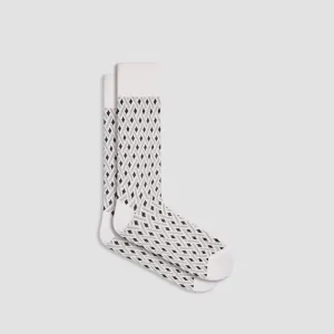 Geometric Mid-Calf Socks