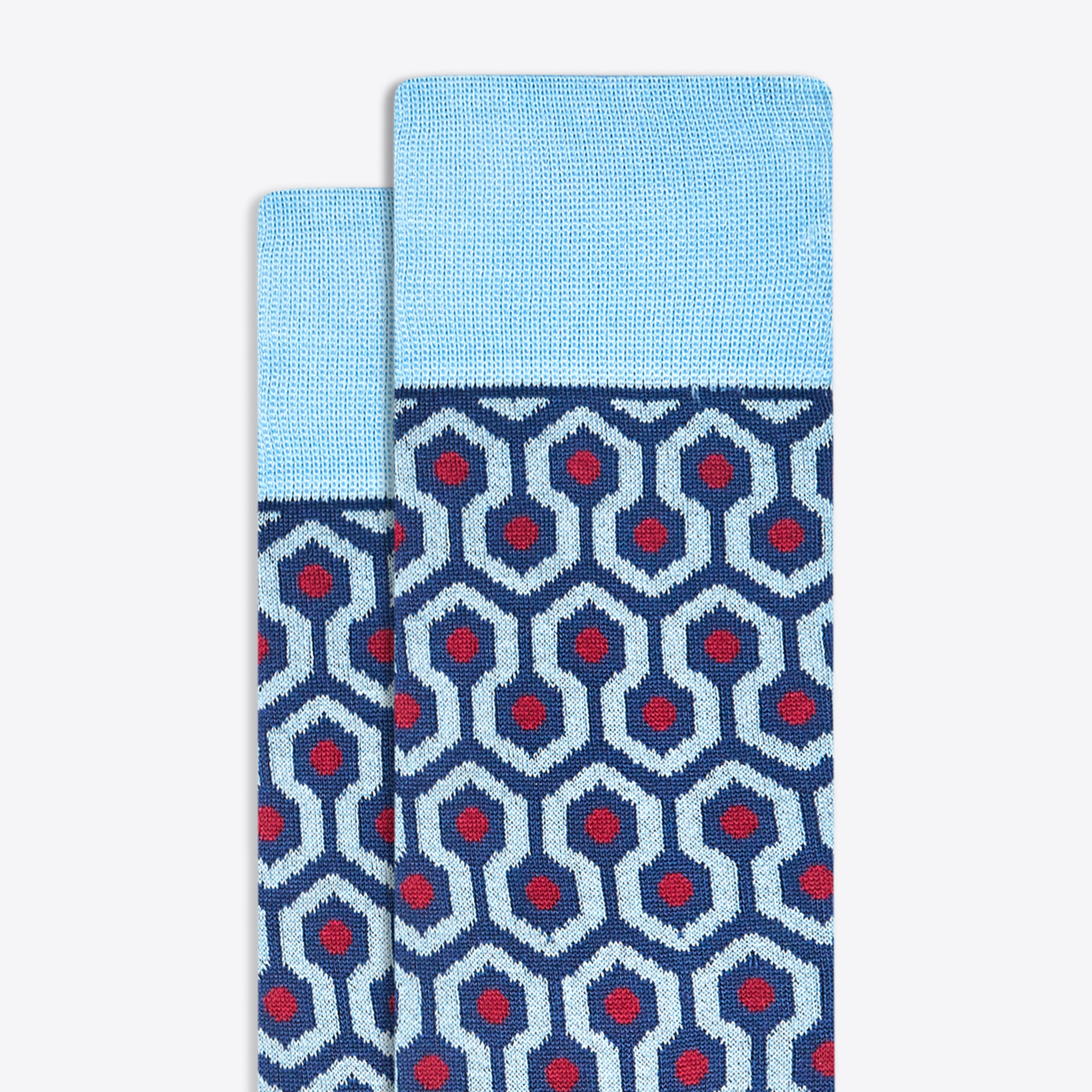 Geometric Mid-Calf Socks
