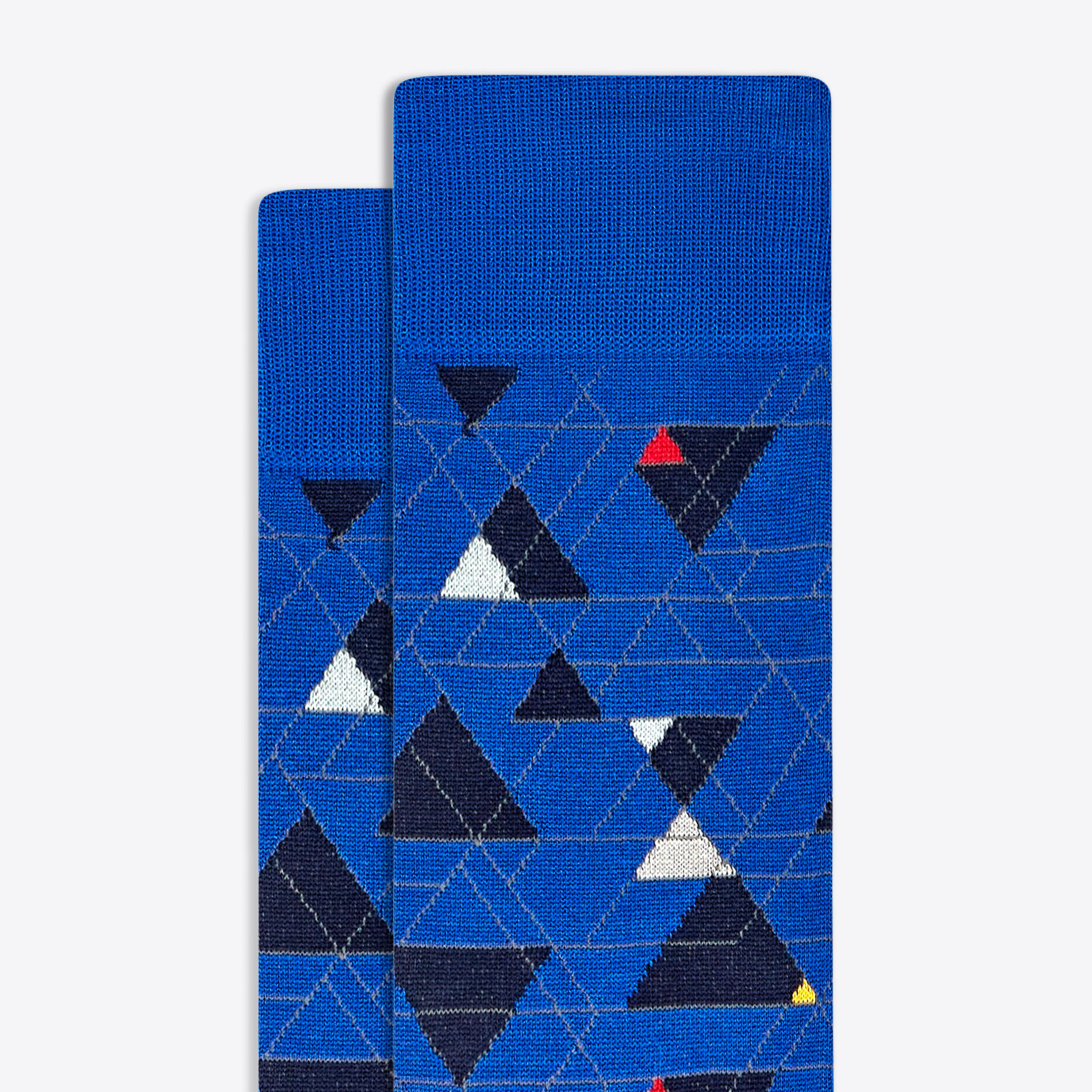Geometric Mid-Calf Socks