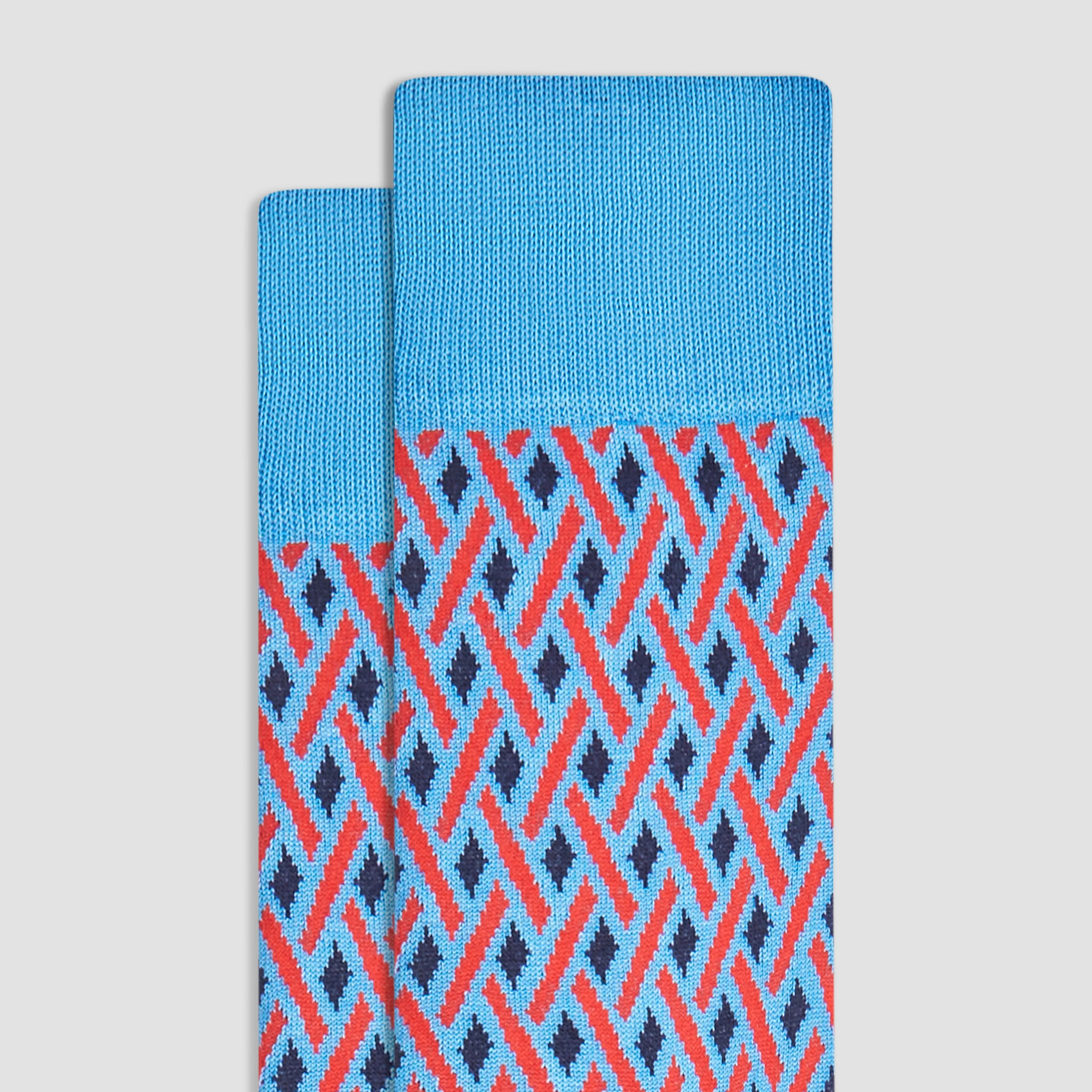 Geometric Mid-Calf Socks