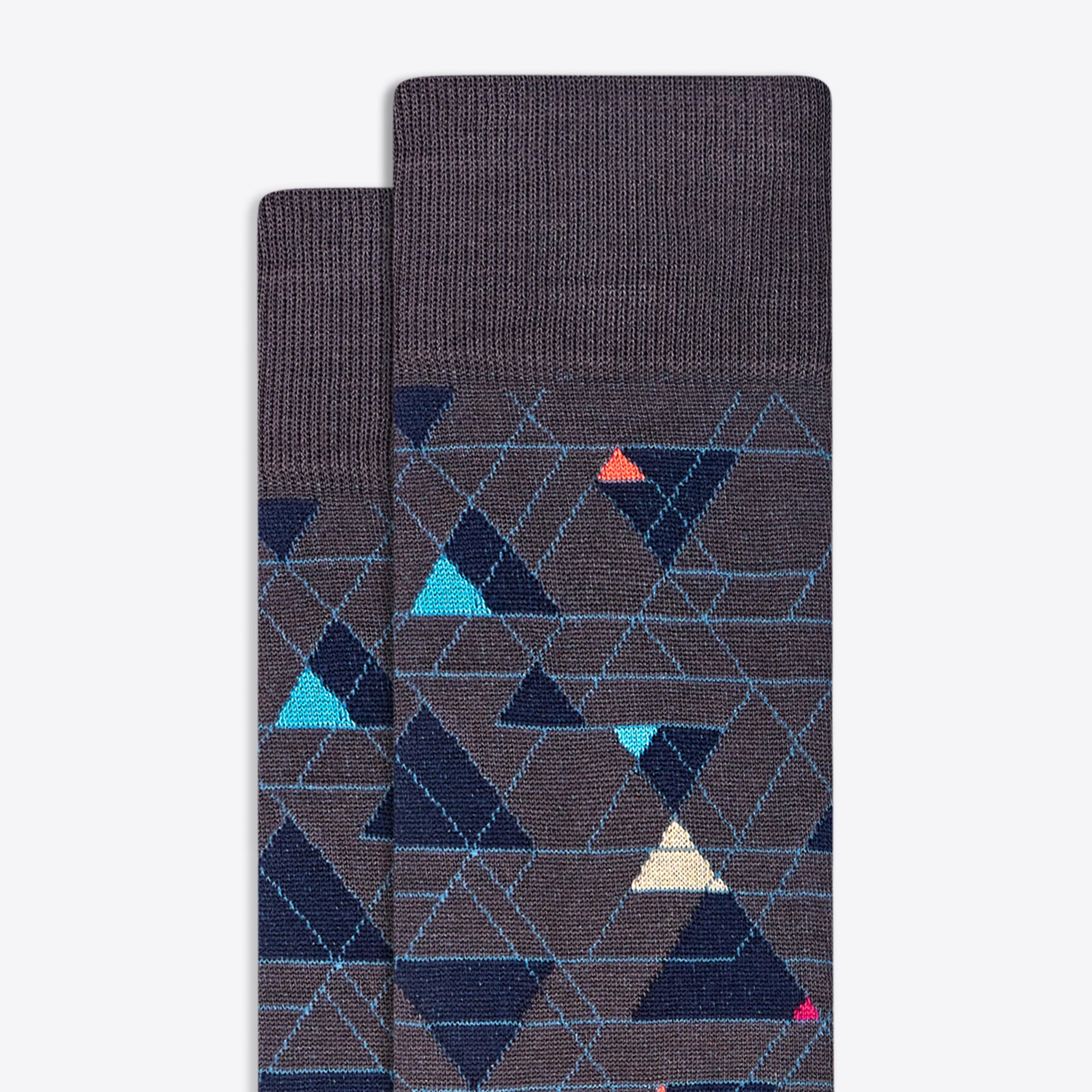 Geometric Mid-Calf Socks