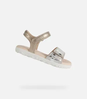 Geox Haiti sandal beige/ platinum