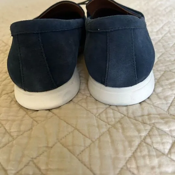 Gordon Rush Men's Parkside Penny Loafers, Navy Suede, Size 10, NWOT