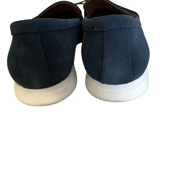 Gordon Rush Men's Parkside Penny Loafers, Navy Suede, Size 10, NWOT