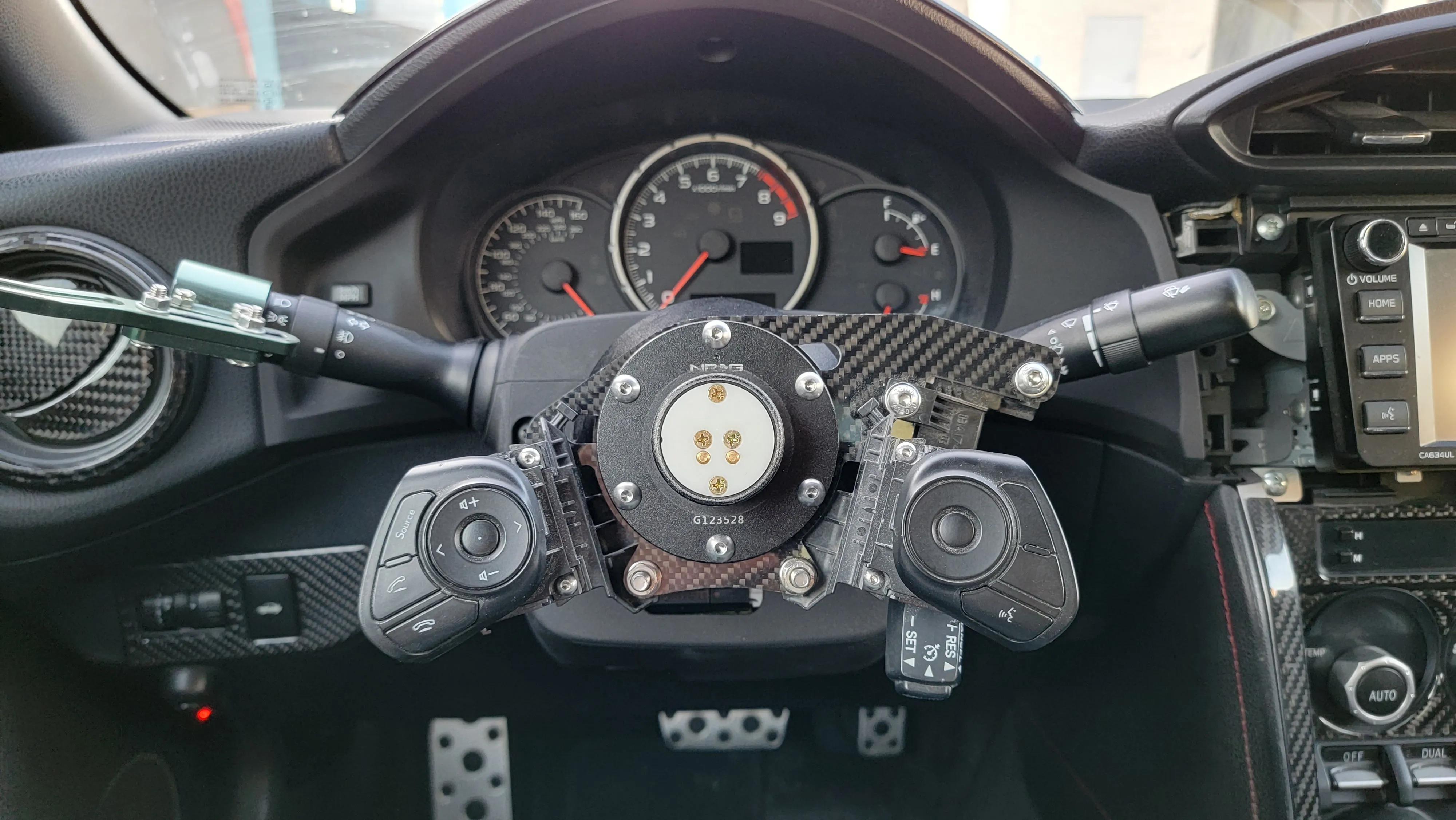 GR86 / BRZ Carbon Steering Control Relocation Bracket