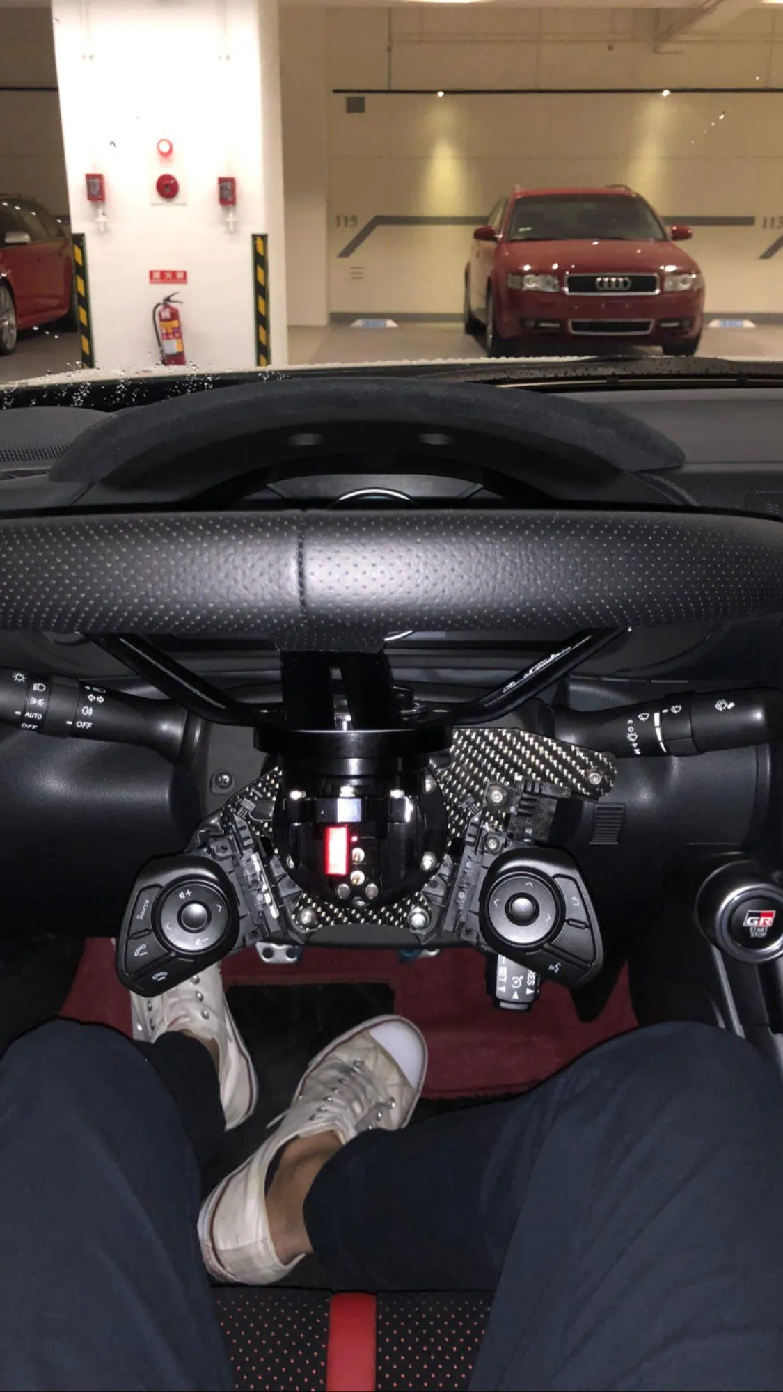 GR86 / BRZ Carbon Steering Control Relocation Bracket