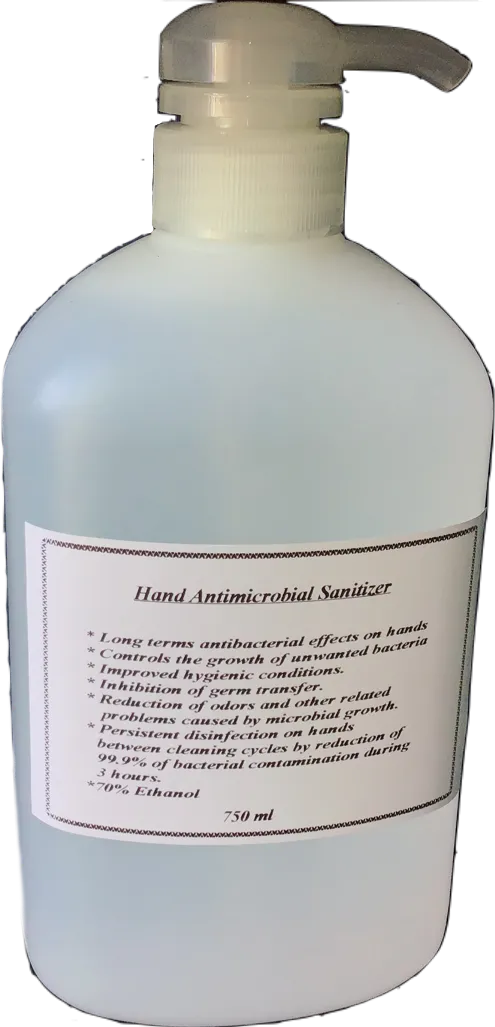 Hand Antimicrobial Sanitizer 750ml