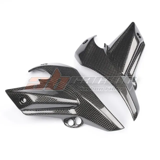 Head Light Cover Big Plate Fairing On Both Sides For MV Agusta Brutale 800 2016 Full Carbon Fiber 100%