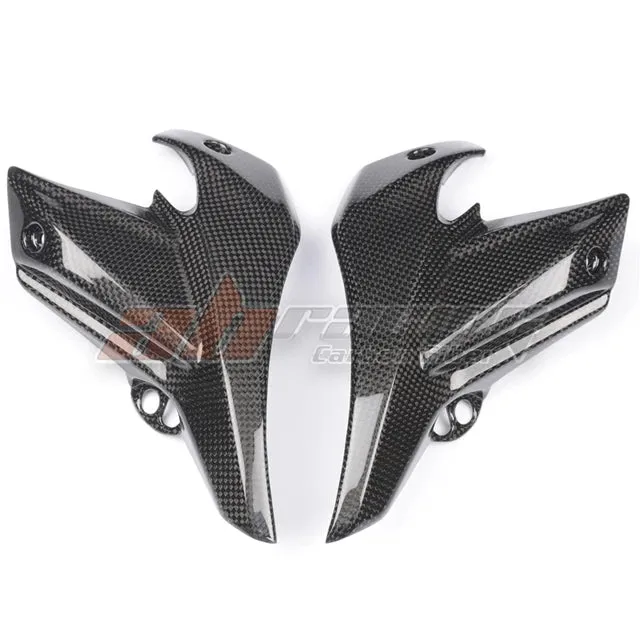 Head Light Cover Big Plate Fairing On Both Sides For MV Agusta Brutale 800 2016 Full Carbon Fiber 100%