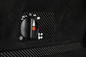 Headlight switch - Carbon fiber trim