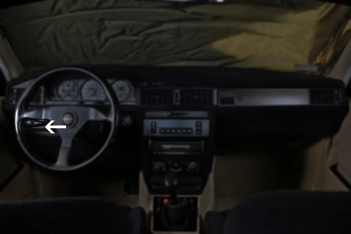 Headlight switch - Carbon fiber trim