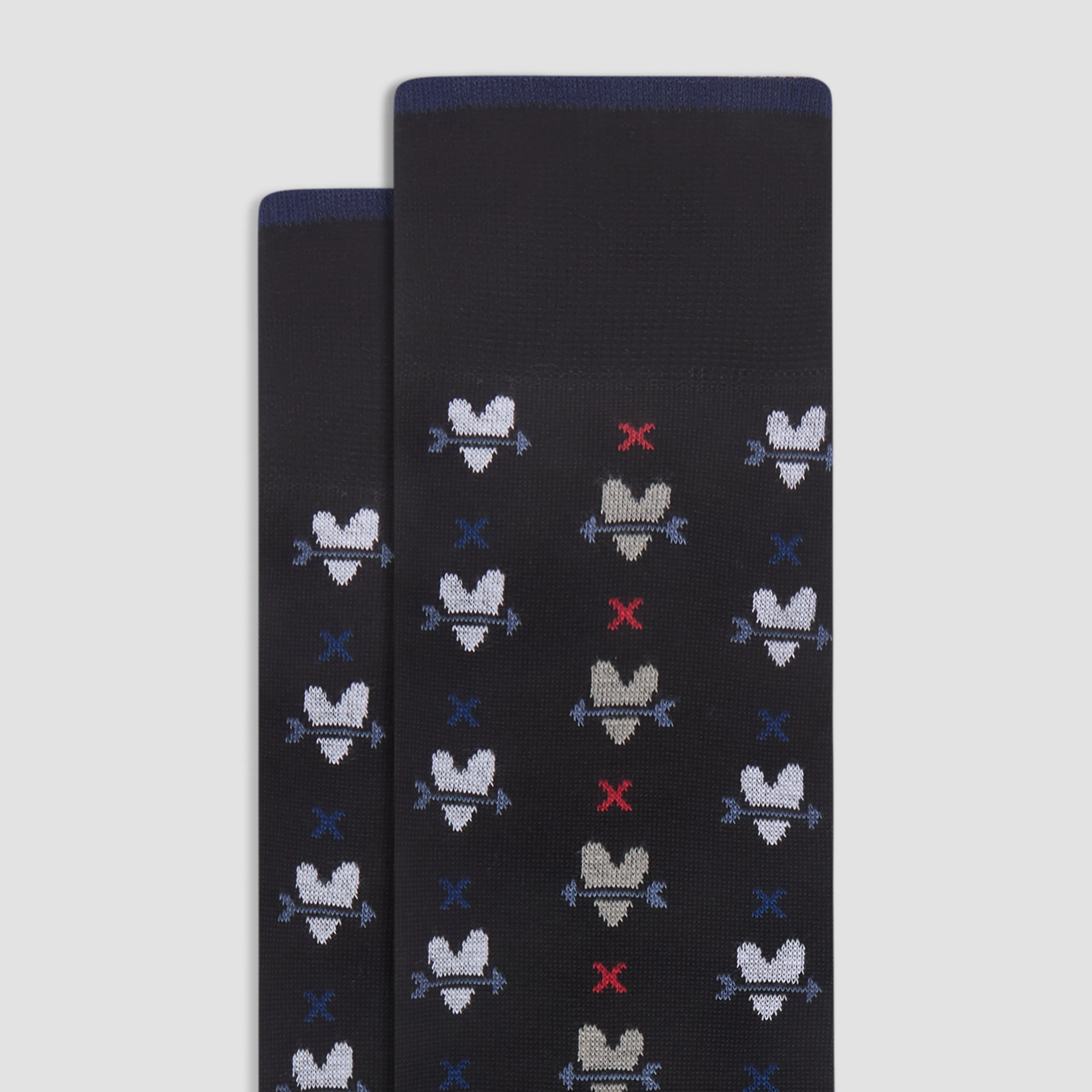 Heart & Arrow Mid-Calf Socks