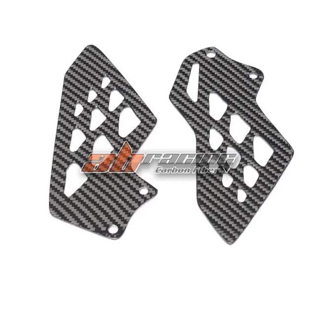 Heel Plate Guard Cover Enlarged Baffles For BMW HP4 S1000RR 2009 2018 S1000R 2014 2019 Full Carbon Fiber