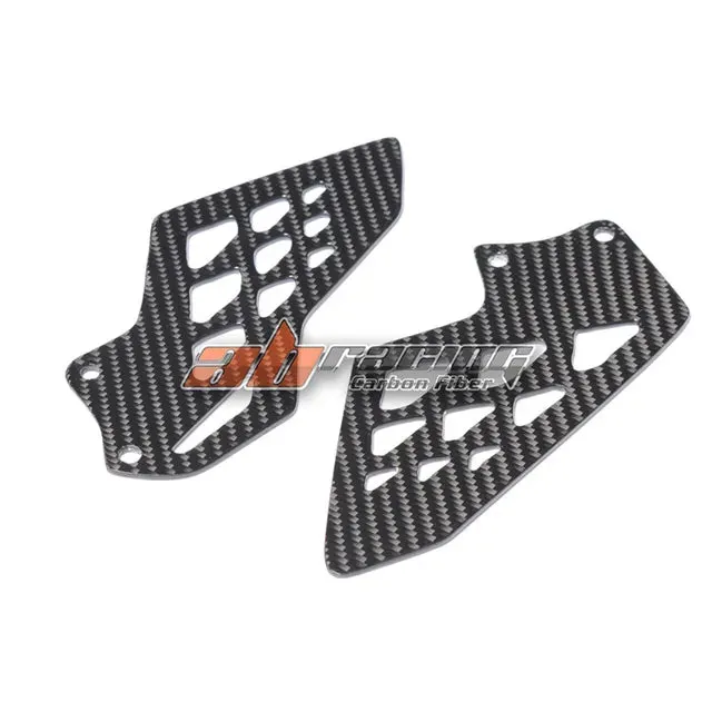 Heel Plate Guard Cover Enlarged Baffles For BMW HP4 S1000RR 2009 2018 S1000R 2014 2019 Full Carbon Fiber